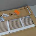 Howeall 24"W x 10"H [Duct Opening Size] Steel Return Air Grille, Air Return Vent Cover for Ceiling and Sidewall - HVAC Air Vent Covers - [Outer Dimensions: 25.75"W x 11.75"H]