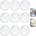2 x Double Sided Tape 9pcs Dots Adhesive Tape Tacky Putty, Clear Tack Sticky Putty, No Trace, for Fridge Stickers, Fixing Office Ornaments, Pasting DIY Crafts, Festival Decorations Accessories