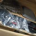 Drive Medical 10289RD Deluxe Foldable Rollator Walker, Black/Red