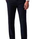 Alton Lane Mercantile Trouser Tailored Fit - Premium Quality Suit Pants for Men, Stylish and Elegant Formal Suit for Men (34W x 32L, Navy)