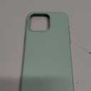 MOFT Designed for iPhone 15 Pro Max Case, MOVAS Vegan Leather Soft & Smooth & Anti-Scratch Protective Phone Case, Compatible with MagSafe, Fine Fiber Lining, Lifted Camera Ring Magnetic Case, Seafoam