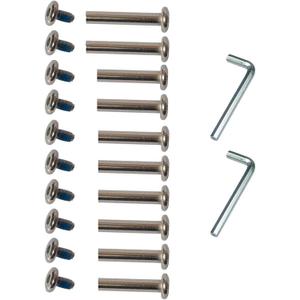 Still Awake OD 15/64" (6mm) Shaft Hex Socket Screw Inline Skate Wheel Roller Blades Replacement Skate Wheel Axles Repair kit (30mm/36mm)