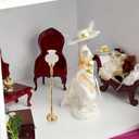 NUOBESTY Mini Dollhouse Lamp, 1:12 Scale Dollhouse Lights Led Miniature Doll House Light Battery Operated for DIY Doll House Furniture Accessories, Desktop Lighting