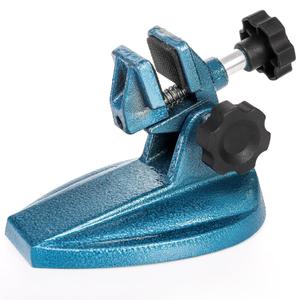 Micrometer Stand, Precision Micrometer Holder Stand Base, Adjustable Cast Iron Base Inspection Fixture Machinist for Micrometers Up to 4"