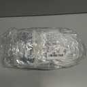 Mauproy 50 Pack Clear Plastic Gift Bags with Handles, Party Favor Bags with Ribbons and Tags, Reusable Goodie Tote Bags for Mother's Day Wedding Baby Shower (4.9" x 5.9" x 2.8")
