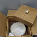 Owl Shaped Cast Iron Dutch Oven with Lid 1.5 qt Enameled Dutch Oven for Bread Baking,White