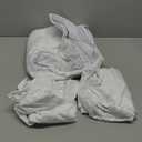 Nestl White Duvet Cover Queen Size - Soft Double Brushed Queen Duvet Cover Set, 3 Piece, with Button Closure, 1 Duvet Cover 90x90 inches and 2 Pillow Shams