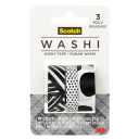 Scotch Washi Tape, Blush Tone Patterns, 3 Rolls, Assorted Sizes, Great for Bullet Journaling, Scrapbooking and DIY Décor