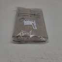 Joydeco Linen Blackout Curtains for Bedroom - 100% Light Blocking 1 Panels, Linen Drapes 100" W x 84" L, Thermal Insulated Room Darkening Curtains for Living Room, Rod Pocket & Back Tabs