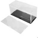 TOYANDONA Display Case Box Figures Doll Protection Showcase Multi Functional Storage for Collectibles and Models