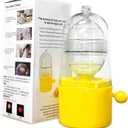 Egg Scrambler Shaker, Egg Spinner for Boiled Golden Eggs, Hand Crank Manual Egg Yolk White Mixer with Pulling RopeWhisk Hand Powered Golden Egg Mak
