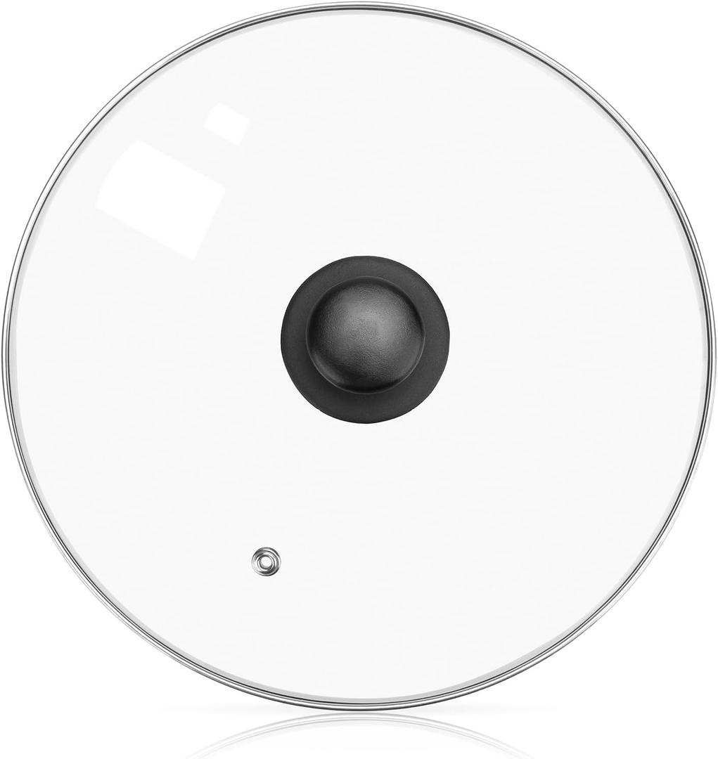 Glass Slow Cooker Lid SCRC507-W Replacement for Rival Slow Cooker 5 Quart Replacement Round Glass Lid