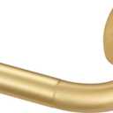 Brass Curtain Rod for Windows 84-144 Inch, Wrap Around Curtain Rods, Blackout Curtain Rod or Window, 3/ 4 Inch Diameter Room Darkening Curtain Rod, Adjustable Single Telescoping Drapery Rod