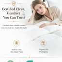 Oeko-TEX Goose Down Feather Fibers Comforter Super King Size