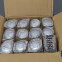 Homemory 24 Pack Silver Glass Votive Candle Holders, Tealight Candle Holder, Vintage Candle Holders Bulk for Table Centerpieces, Christmas, Baby Showers, Birthday, Wedding, Party