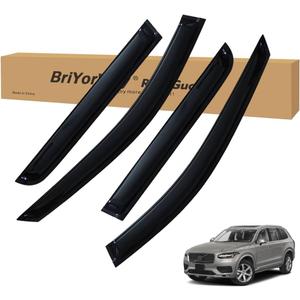 Vent Shades Rain Guards for Volvo XC90 2015 2016 2017 2018 2019 2020 2021 2022 2023 2024 2025 Accessories, for Volvo XC90 Window Deflectors Window Visors