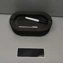 Patelai Double Wooden Cup Holder with Marker Slot Paper Cups Storage Box Disposable Rustic Mug Holder Mark Your Cups and Drink Plastic Cup Organizer for Home Decoration Wedding Party (Black)