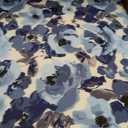 Arden Outdoor Foam Deep Seat Cushion Set, 24 in x 24 in, Weather-Proof, Rain-Proof, Fade Resistant Patio Cushion, Bottom and Back Cushion for Chair, Sofa, and Couch Blue Garden Floral