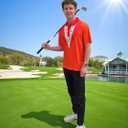 Funny Parody Golf Polo Shirt Fun Movie Performance Quick Dry UPF Sun Protection Moisture Wicking Casual Wear Shocker Golf (XXXL)