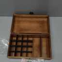 PhantomSky Wooden Essential Oil Storage Box Case, Portable Organizer Holds 36 Bottles 5ml, 10ml, 15ml, 20ml Sizes and 30ml Roller Bottles - Wood Holder Safe For Carrying and Home Display