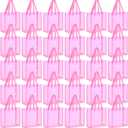 Paterr 30 Pcs Clear Tote Bag Stadium Approved Bulk 10 x 10 x 4 inch Plastic Tote Gifts Bags with Handle for Women Sports Gym(Dark Pink)