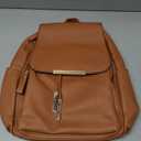 KKXIU Trendy Leather Backpack Purse for Women and Ladies Shoulder Travel Daypacks Bags (A-Brown)
