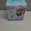 Joyfuture Automatic Bubble Machine, Black Bubbles Blower for Kids, Toddlers - 360 Rotation, 75 Adjustment, with LED Light - Gifts for Boys, Girls, Outdoor, Birthday, Party