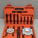 DAYUAN 12pcs Bearing Separator Puller Set, Heavy Duty 5 Ton Capacity 2" and 3" Bearings Splitters Puller Kit