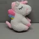 Athoinsu Musical Light up Unicorn Stuffed Animal Soft Furry Plush Toy with LED Night Lights Children's Day Birthday Gifts for Kids Toddler Girls,12''