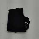 SMENG Women's Cotton V Neck T-Shirt Short Sleeve Solid Color Tee Casual Fit Tee Breathable Summer Fashion Tops (Medium, Black)