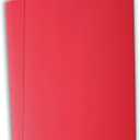 Hamilco Colored Cardstock Paper 11" x 17" Punch Red Color Card Stock Paper 50 Pack