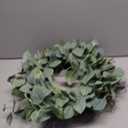 Eucalyptus Wreaths for Front Door 20", Handmade Green Leaves Wreath for Summer, Spring and All Seasons, Greenery Floral Wreath for Wall and Outside