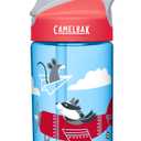 CamelBak Eddy Kids Big Bite Valve Straw Water Bottle Airplane Bandits, 12oz 2pcs