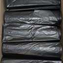 Reli. 40 to 45 Gallon Garbage Bags Heavy Duty | 125 Count with Ties | Super Sizeable, Black, Serious Garbage Cleanup