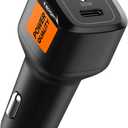 Spigen for USB C Car Charger, 75W Dual USB Super Fast Charge PD PPS 45W 30W Car Adapter Compatible with iPhone 17 16 15 Air, Galaxy S25 Ultra S25 Plus S25 S24, Pixel 10 Pixelsnap, MacBook Air/Pro