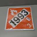 DOT Placard 1993 FLAMMABLE LIQUIDS n.o.s. FUEL OIL Sign Shipping Metal Tin Sign 12 x 12 inch Warning for Industrial & Commercial Use (Z651)