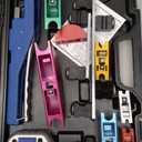 15PCS Copper Pipe Bender Tool, Tubing Bender Hvac Tools Set for 1/4"-7/8" O.D. Pipes, 90 Forward/Reverse Pipe Tube Bender with 7 Heads, Upgraded Copper Benders Tool for Hvac Air Condition