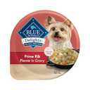 Blue Buffalo Delights Small Breed Natural Wet Dog Food, Prime Rib Flavor in Gravy, 3.5-oz Cups, 12 Coun,t Best By 16 MAY 2026