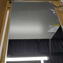Delma Bathroom Vanity Mirror, Silver Framed Mirror for Over Sink, 30x20