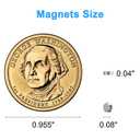 Tiny Magnets for Crafts, Caturledas 1000 Pack 2x1mm Small Round Magnetic Rare Earth Neodymium Magnet, Silver