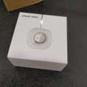 Smart Ring for Women Men, Health Tracker with Heart Rate/Blood Oxygen/Blood Pressure/Sleep Monitor/Step Counting, IP68 Waterproof Fitness Ring, No App Fees (Silver, 8#)