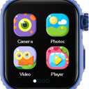 Vakzovy Kids Smart Watches Boys Toys Age 4-12, Smart Watch for Kids with 32 Games Telescopic Camera Video Music Player Alarm Calculator Flashlight Pedometer Birthday Gift for Girls Ages 6 7 8 9 10