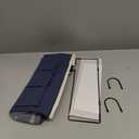 Bedside Storage Caddy/Bedside Hanging Storage Bag for Headboards Bunk Beds Dorm Rooms Book Phone Magazine Holder (Navy Blue)