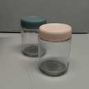 NETANY 6-pack 16 oz Overnight Oats Containers with Lids, Glass jars with Airtight Lids, Wide mouth Mason Salad jars, Glass Food Storage Containers for Snacks Yogurt Spice Sugar