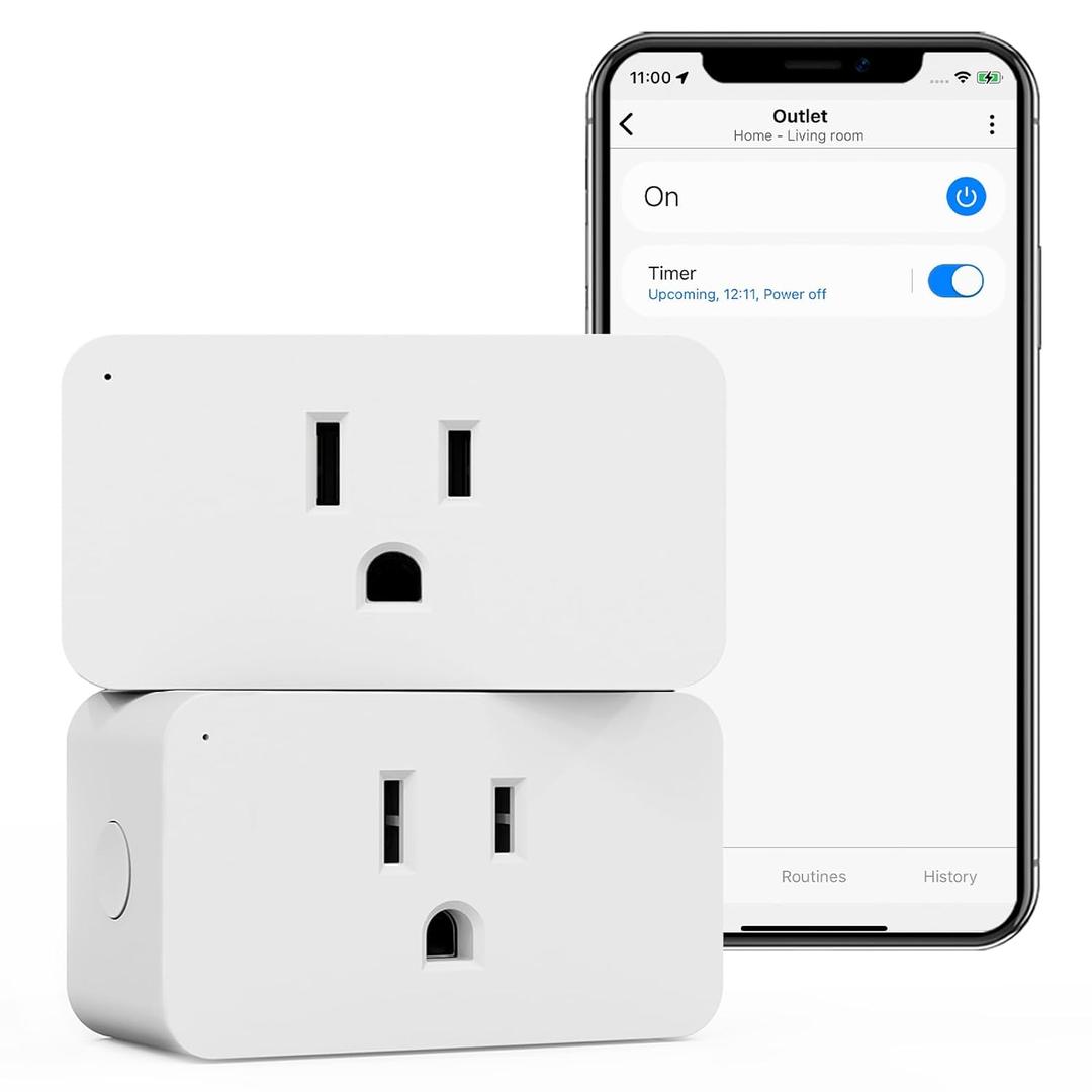 Zwave Plug 800 Series 2 Pack, Zwave Outlet Built-in Repeater Range Extender, Mini Zwave Smart Plug Work with SmartThings, Wink, Alexa, Google Assistant, Z-Wave Hub Required, FCC and ETL Listed, 1875W Zwave Plug 800 Series 2 Pack, Zwave Outlet Built-in Repeater Range Extender, Mini Zwave Smart Plug Work with SmartThings, Wink, Alexa, Google Assistant, Z-Wave Hub Required, FCC and ETL Listed, 1875W