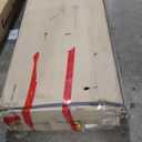 Lexicon California King Bed Frame with Vertical Channel Tufted Velvet Headboard, Modern Bed Frame, Wood Platform Bed, No Box Spring Needed, Easy Assembly, Grey