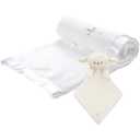 Panelee 2 Pcs Baptism Gifts Christening Blanket with Embroidered Cross Baby Blessings Lamb Security Blanket for First Communion, Baby Showers