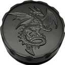 D20 Roulette dice, Unique dice Spinner, Metal D&D Dice Set, Perfect for D&D Dungeons and Dragons, RPG and Pathfinder Role Playing GamesBlack red