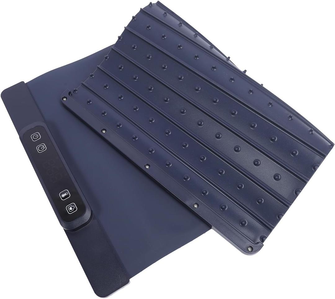 Electric Heating Tray, Rapid Silicone Roll Food Heating with 3 Feast Temperature (Dark Blue)