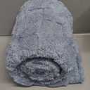 Bedsure GentleSoft Ashley Blue Throw Blanket for Couch - Super Soft Cozy Blankets Gifts for Women Men Girls, Cute Small Fleece Throws for Bedroom Home Decor, 50x70 Inches